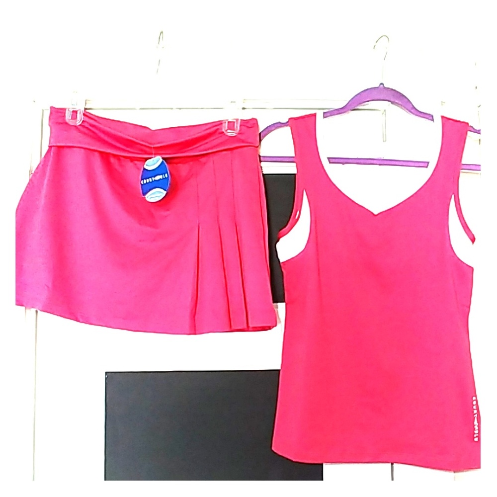 Tennis skirt and top